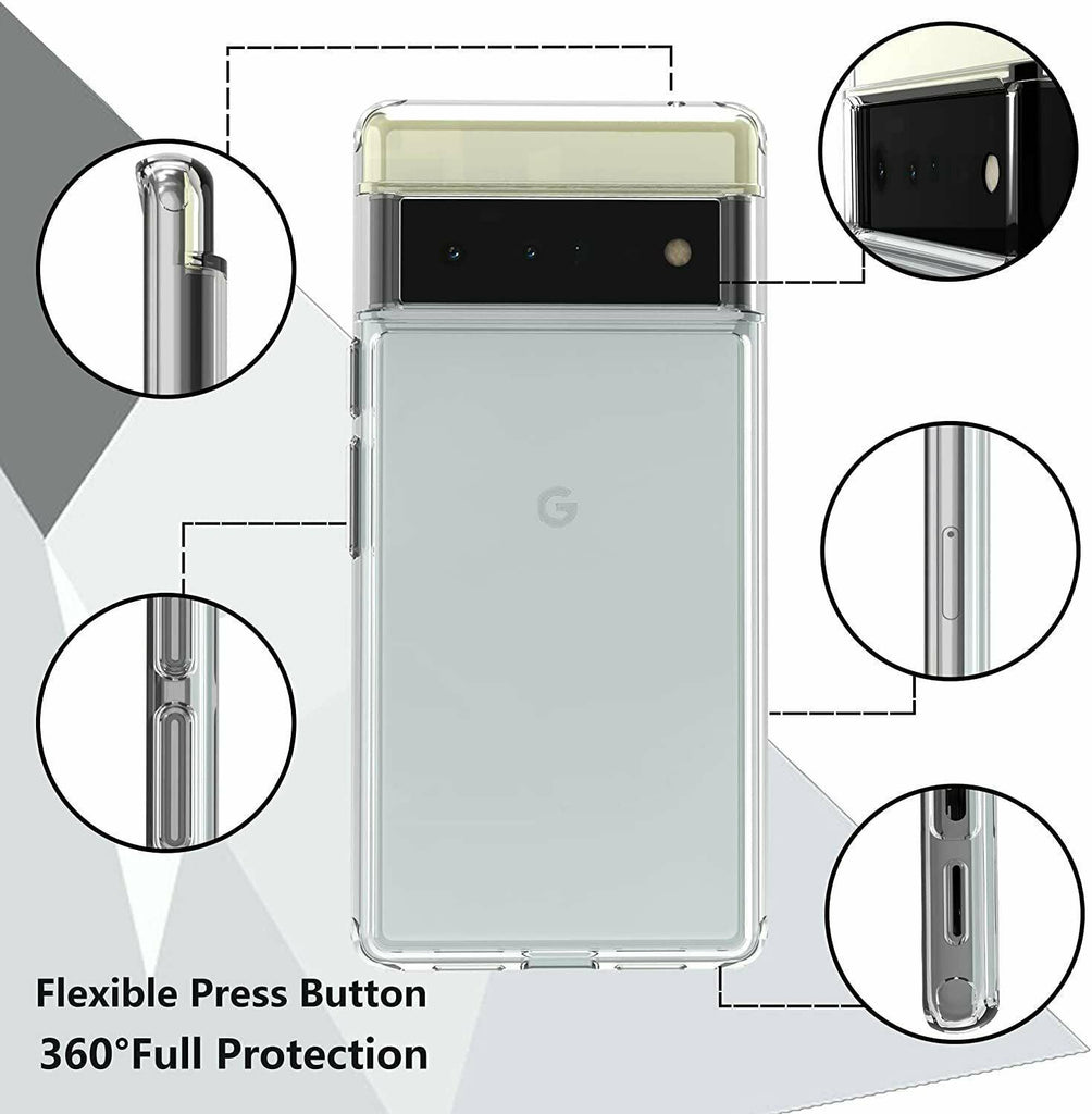 Ghost Case for Google Pixel 6 - Clear - Spectre Shield